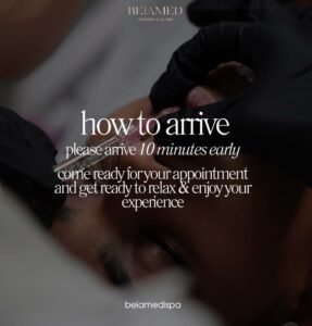Arrive 10 minutes early: First BEIAMED appointment
