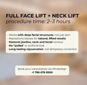 Lifting avanzado de cara y cuello